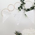 thumbnail image 1 of Efavormart 92" Long Chevron SILVER Triangle Pennant Banner For Party Banquet Decoration, 1 of 8