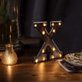 thumbnail image 1 of Efavormart Antique Black Industrial Style Letter "X", Vintage Style Alphabet Letter - 9", 1 of 9
