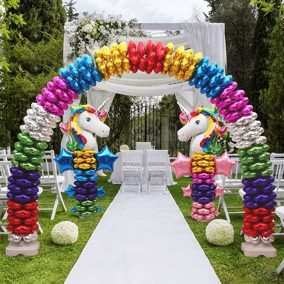 Efavormart Balloon Arch Stand Kit For Wedding, Baby Shower Graduation, Birthday Party Supplies Decoration - 19ft Adjustable