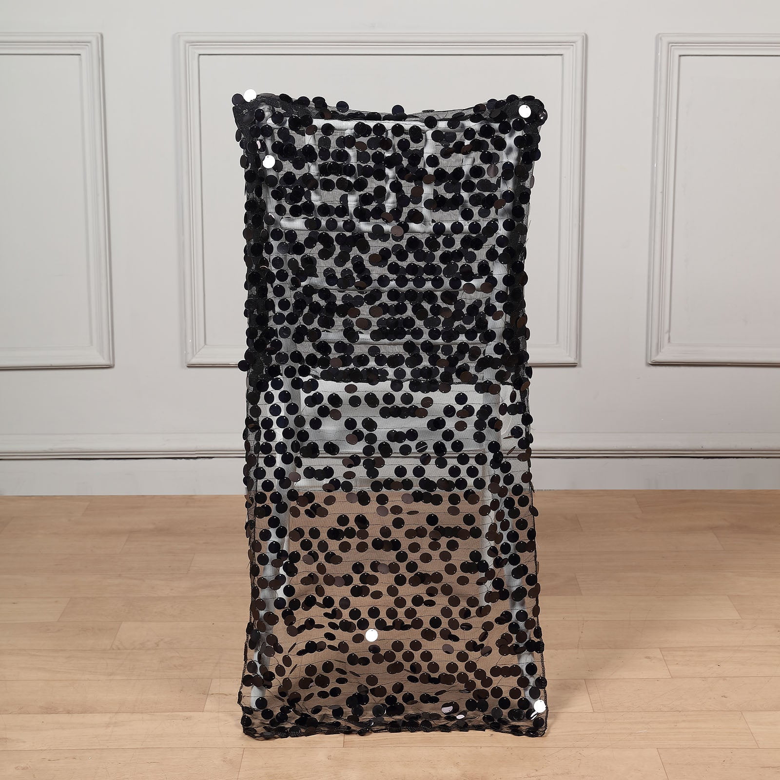 Efavormart Black Big Payette Sequin Chiavari Chair Slipcover, Wedding Chair Back Cover - Walmart.com