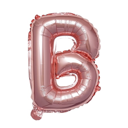 Efavormart Blush 16" tall Alphabet Letters / Number Foil Balloons Party Wedding Decorations Graduation New Year Party- B