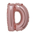 thumbnail image 1 of Efavormart Blush 16" tall Alphabet Letters / Number Foil Balloons Party Wedding Decorations Graduation New Year Party- D, 1 of 7