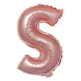 thumbnail image 1 of Efavormart Blush 16" tall Alphabet Letters / Number Foil Balloons Party Wedding Decorations Graduation New Year Party- S, 1 of 7