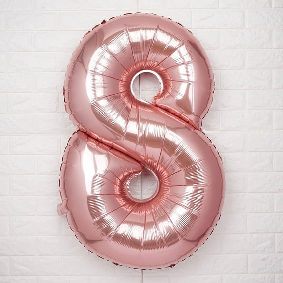 Efavormart Blush 40" tall Alphabet Letters / Number Foil Balloons Party Wedding Decorations Graduation New Year Party- 8