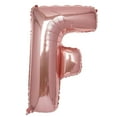 thumbnail image 1 of Efavormart Blush 40" tall Alphabet Letters / Number Foil Balloons Party Wedding Decorations Graduation New Year Party- F, 1 of 5