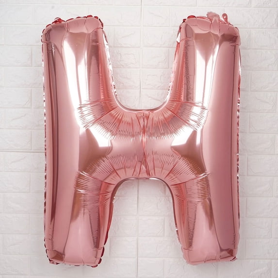 Efavormart Blush 40" tall Alphabet Letters / Number Foil Balloons Party Wedding Decorations Graduation New Year Party- H