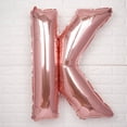 thumbnail image 1 of Efavormart Blush 40" tall Alphabet Letters / Number Foil Balloons Party Wedding Decorations Graduation New Year Party- K, 1 of 5