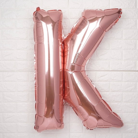 Efavormart Blush 40" tall Alphabet Letters / Number Foil Balloons Party Wedding Decorations Graduation New Year Party- K