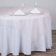 thumbnail image 1 of Efavormart Blush Organza Square Tablecloth Overlay 72" x 72" Square Tablecloth Cover For Wedding Party Event Banquet, 1 of 9