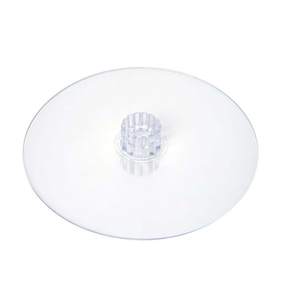 Efavormart Clear Acrylic Cake and Cupcake Display Stand Plates, DIY 12" Round