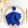 thumbnail image 1 of Efavormart Cloth Napkins Set of 10, 17x17  Inch Royal Blue Seamless Dinner Napkins, Washable Linen Table Napkin Cloth with Hemmed Edges for Weddings, Party and Banquet, 1 of 10