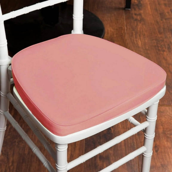 Efavormart DUSTY ROSE Chiavari Chair Cushion Chair Pad with Attachment Straps Party Event Decoration - 2" Thick