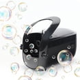 thumbnail image 1 of Efavormart Dual Speed Black Portable Bubble Machine, Automatic Bubble Blower, USB Plug in or Battery Powered, 1 of 11