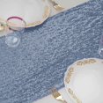 thumbnail image 1 of Efavormart Dusty Blue Sequin Premium Table Runners For Weddings Birthday Parties Decor Fit Rectangle and Round Table 108x12", 1 of 11