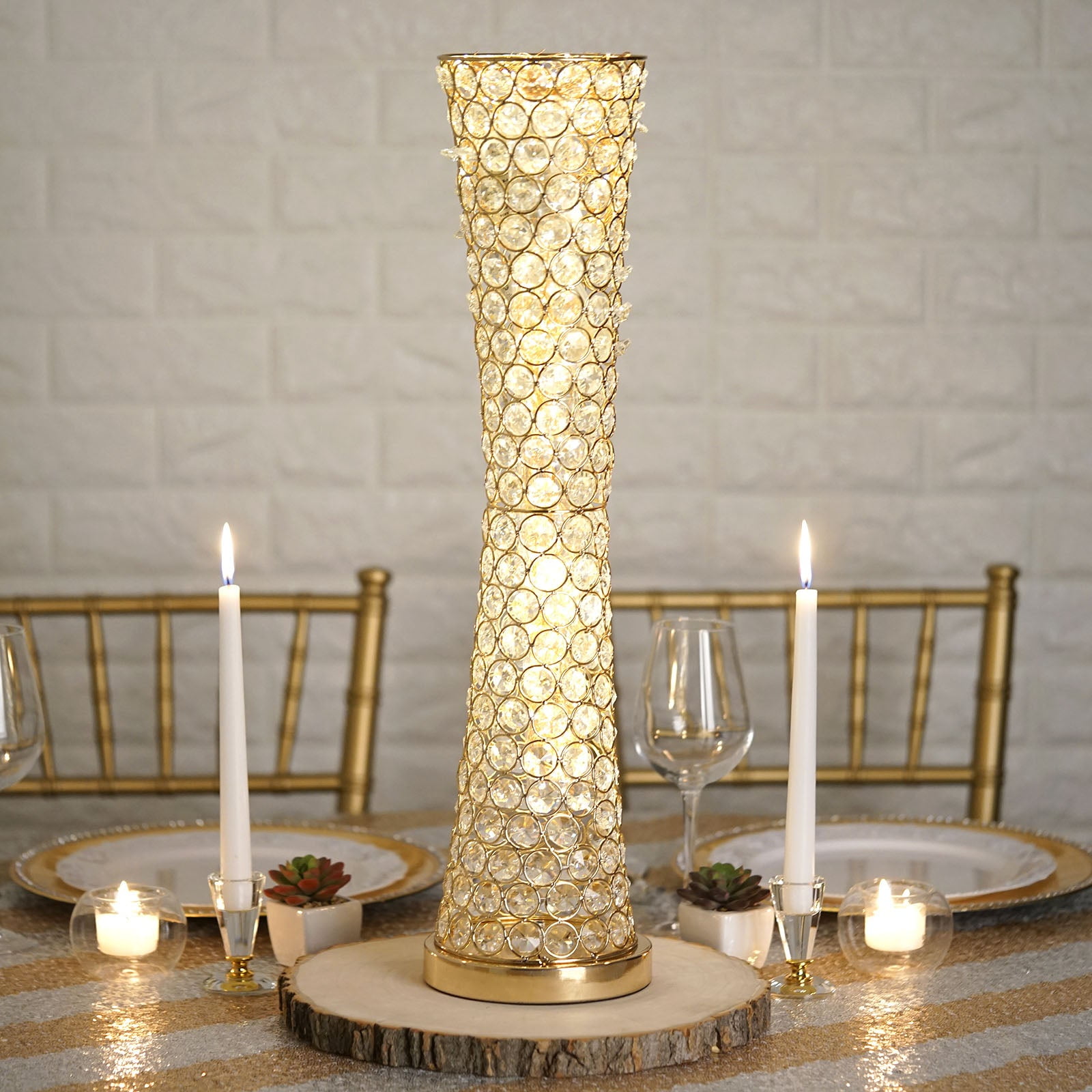 Efavormart EIFFEL Tower Banquet Centerpiece Decoration, Gold, 6in