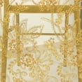 thumbnail image 1 of Efavormart Gold Organza Floral Sequin Embroidered Wedding Chiavari Slipcover, Wedding Chair Back Lace Cover, 1 of 10