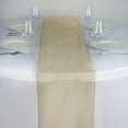 thumbnail image 1 of Efavormart Gold Premium Organza Table Top Runner For Weddings Birthday Party Banquets Decor Fit Rectangle and Round Table, 1 of 8