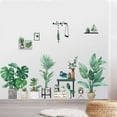 thumbnail image 1 of Efavormart Green Potted Plants/Planters Wall Decals, Peel & Stick Decor Stickers, 1 of 7