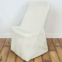 Efavormart Ivory Lifetime Folding Chair Cover Dinning Chair Slipcover For Wedding Party Event Banquet Catering