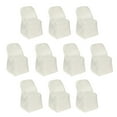 thumbnail image 1 of Efavormart Ivory Linen Polyester Folding Chair Cover Dinning Chair Slipcover For Wedding Party Event Banquet Catering, 1 of 7