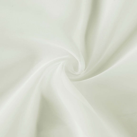 Efavormart Ivory Sheer Premium Chiffon Curtain Panel Backdrop Drapery With Rod Pockets | 5ft x14ft