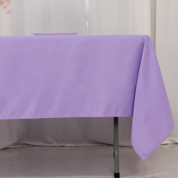 Efavormart Lavender Seamless Premium Polyester Rectangular Tablecloth 220GSM 60"x102"