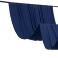 thumbnail image 1 of Efavormart Navy Blue 4-Way Stretch Spandex Drapery Panel with Rod Pockets, Photography Backdrop Curtain - 5ftx10ft, 1 of 6