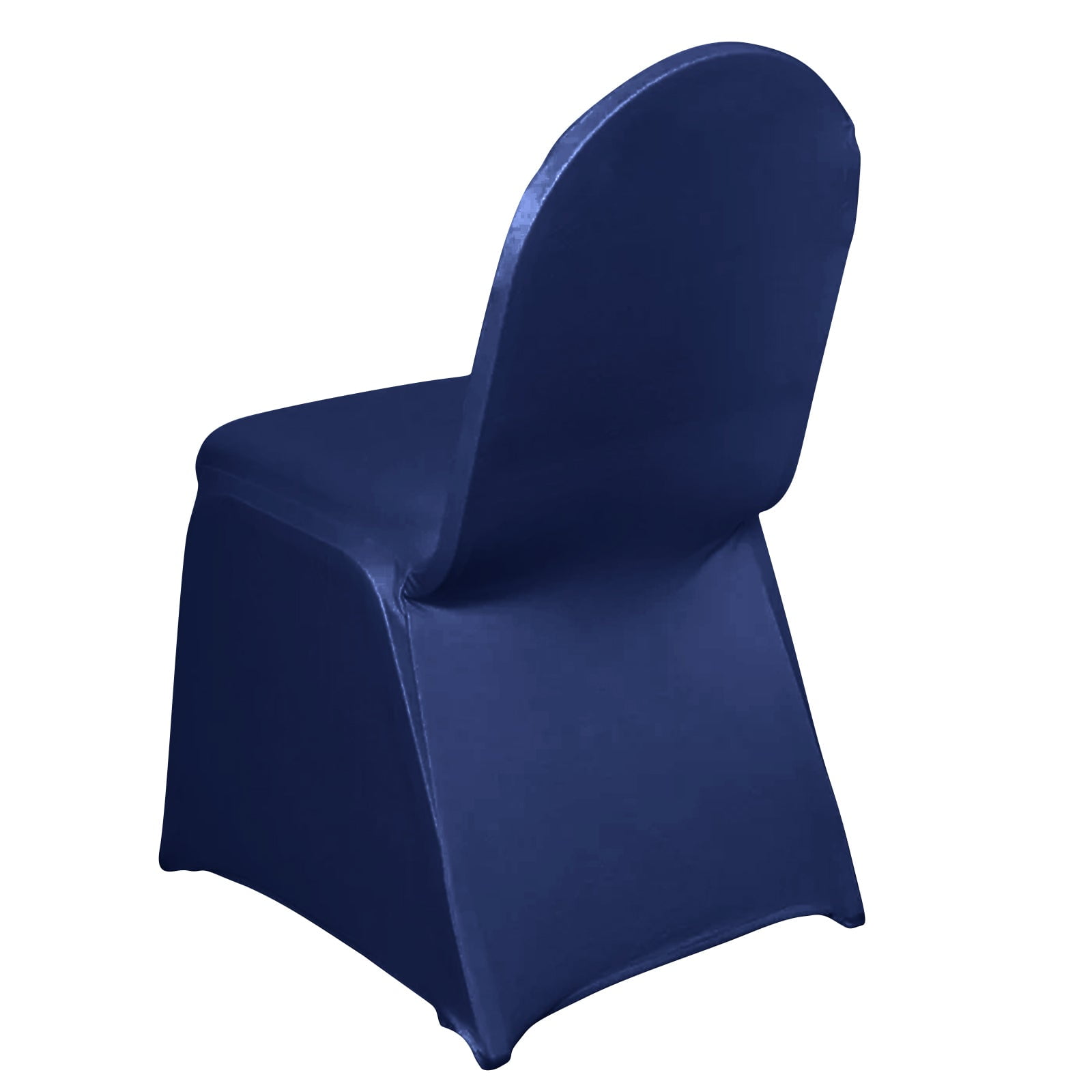 Efavormart Navy Blue Premium Spandex Stretch Fitted Banquet Chair Cover ...