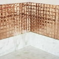 thumbnail image 1 of Efavormart Pack of 10 - 12"x12" Rose Gold Peel and Stick Backsplash Mirror Wall Tiles, 1 of 11