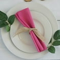 thumbnail image 1 of Efavormart Pack of 25 Premium FUSHIA 20" x 20" Washable Polyester Napkins Great for Wedding Party Restaurant Dinner Parties, 1 of 3