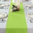 thumbnail image 1 of Efavormart Pack of 5 | Lime Green Premium Polyester Table Top Runner For Weddings Birthday Party Banquets Decor Fit Rectangle and Round Table, 1 of 10