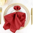 thumbnail image 1 of Efavormart Pack of 5 Premium RED 20" x 20" Washable Polyester Napkins Great for Wedding Party Restaurant Dinner Parties, 1 of 11