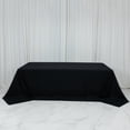 thumbnail image 1 of Efavormart Polyester Rectangular King Tablecloth – 108" x 156" Extra-Wide Black, Wrinkle-Resistant Banquet Linen for Catering, Events & 8ft Tables, 1 of 4