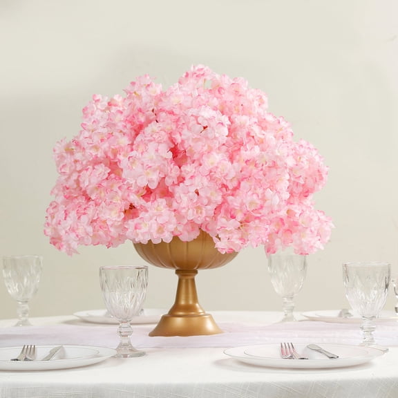 Efavormart Pre-Arranged Artificial Cherry Blossom Wedding Centerpiece, 20" Blush Silk Flower Ball Arrangement for Event & Table Décor