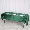 thumbnail image 1 of Efavormart Premium Velvet Hunter Emerald Green 60" x 102" Rectangle Tablecloth For Wedding Party Events, 1 of 9