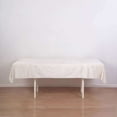 thumbnail image 1 of Efavormart Premium Velvet Ivory 60" x 102" Rectangle Tablecloth For Wedding Party Events, 1 of 2