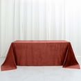 thumbnail image 1 of Efavormart Premium Velvet Terracotta 90" x 132" Rectangle Tablecloth For Wedding Party Events, 1 of 5