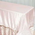 thumbnail image 1 of Efavormart 90x132" Rectangle BLUSH Wholesale SATIN Tablecloth Banquet Linen Wedding Party Restaurant Tablecloth, 1 of 11