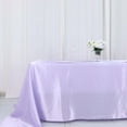 thumbnail image 1 of Efavormart Rectangle Satin Tablecloth, 90"x132" Smooth Oblong Washable Table Cloth, Decorative Silky Fabric Table Cover for Wedding, Party, Banquet- Lavender, 1 of 5