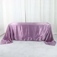 thumbnail image 1 of Efavormart Rectangle Satin Tablecloth, 90"x132" Smooth Oblong Washable Table Cloth, Decorative Silky Fabric Table Cover for Wedding, Party, Banquet- Violet, 1 of 11