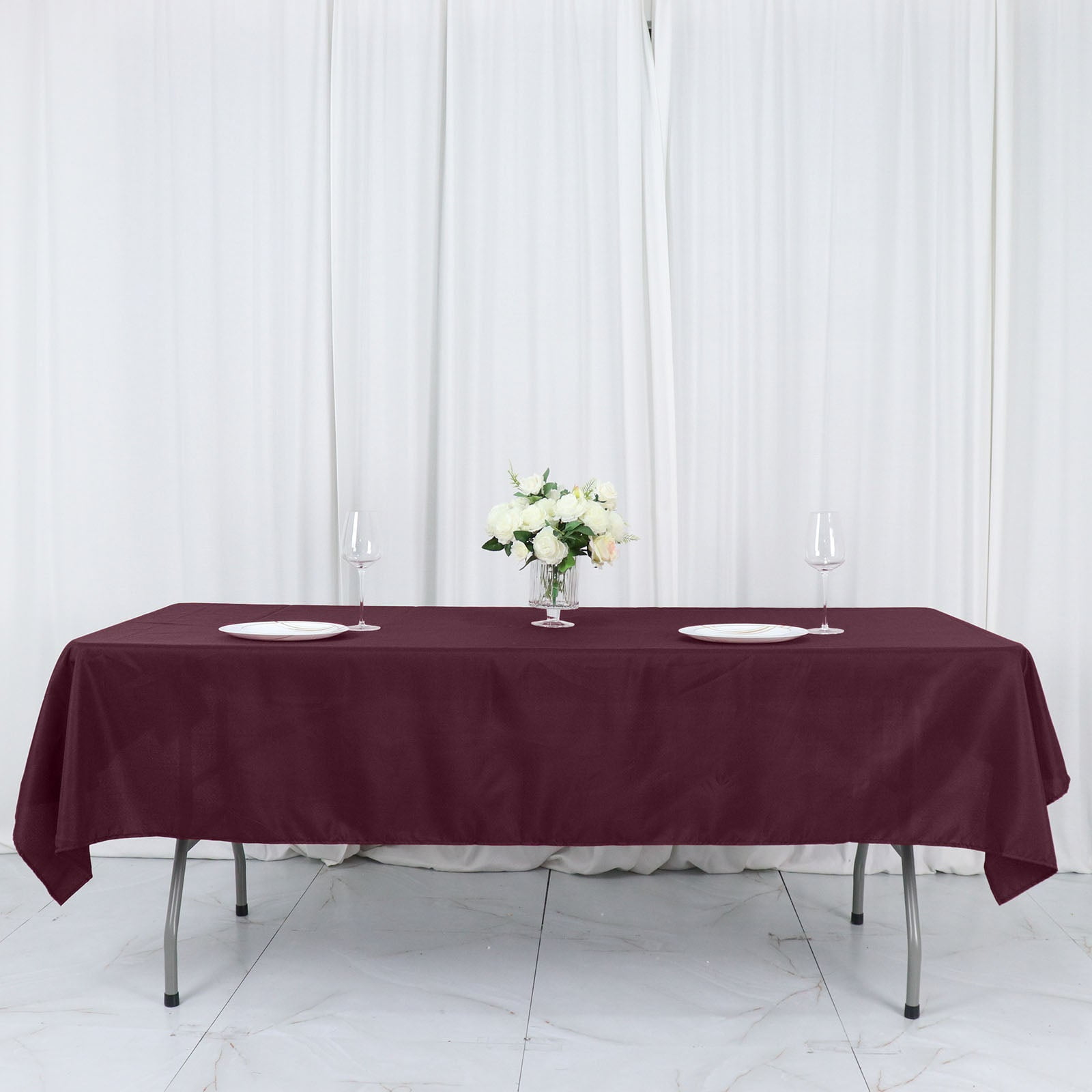 Efavormart Rectangle Tablecloth, 54"x96" Stain & Wrinkle Resistant ...