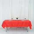 thumbnail image 1 of Efavormart Rectangle Tablecloth, 54"x96" Stain & Wrinkle Resistant Washable Table Cloth, Oblong Decorative Polyester Fabric Table Cover for Dining, Party, Wedding & Baby Shower- Red, 1 of 11
