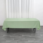 Efavormart Rectangle Tablecloth, 60"x102" Stain & Wrinkle Resistant Washable Table Cloth, Oblong Decorative Polyester Fabric Table Cover for Dining, Party, Wedding & Baby Shower- Sage Green