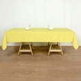 thumbnail image 1 of Efavormart Rectangle Tablecloth, 60"x102" Stain & Wrinkle Resistant Washable Table Cloth, Oblong Decorative Polyester Fabric Table Cover for Dining, Party, Wedding & Baby Shower- Yellow, 1 of 11