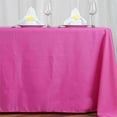 thumbnail image 1 of Efavormart Rectangle Tablecloth, 72"X120" Stain & Wrinkle Resistant Washable Table Cloth, Oblong Decorative Polyester Fabric Table Cover for Dining, Party, Wedding & Baby Shower- Fushia, 1 of 8