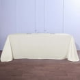 thumbnail image 1 of Efavormart 90x156" IVORY Wholesale Rectangle Polyester Tablecloth Linen Wedding Party Restaurant Tablecloth, 1 of 6