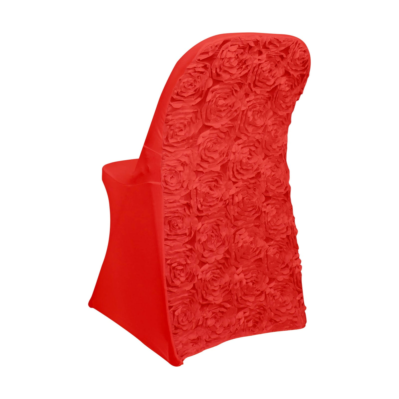 200 GSM Grade A Quality Folding Chair Cover By Eastern Mills - Spandex/Lycra  - Red