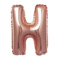 thumbnail image 1 of Efavormart Rose Gold 16" tall Alphabet Letters / Number Foil Balloons Party Wedding Decorations Graduation New Year Party- H, 1 of 7