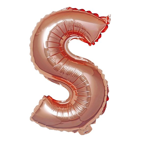 Efavormart Rose Gold 16" tall Alphabet Letters / Number Foil Balloons Party Wedding Decorations Graduation New Year Party- S