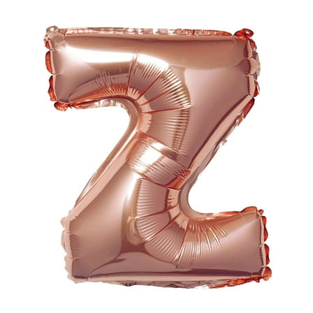 Efavormart Rose Gold 16" tall Alphabet Letters / Number Foil Balloons Party Wedding Decorations Graduation New Year Party- Z